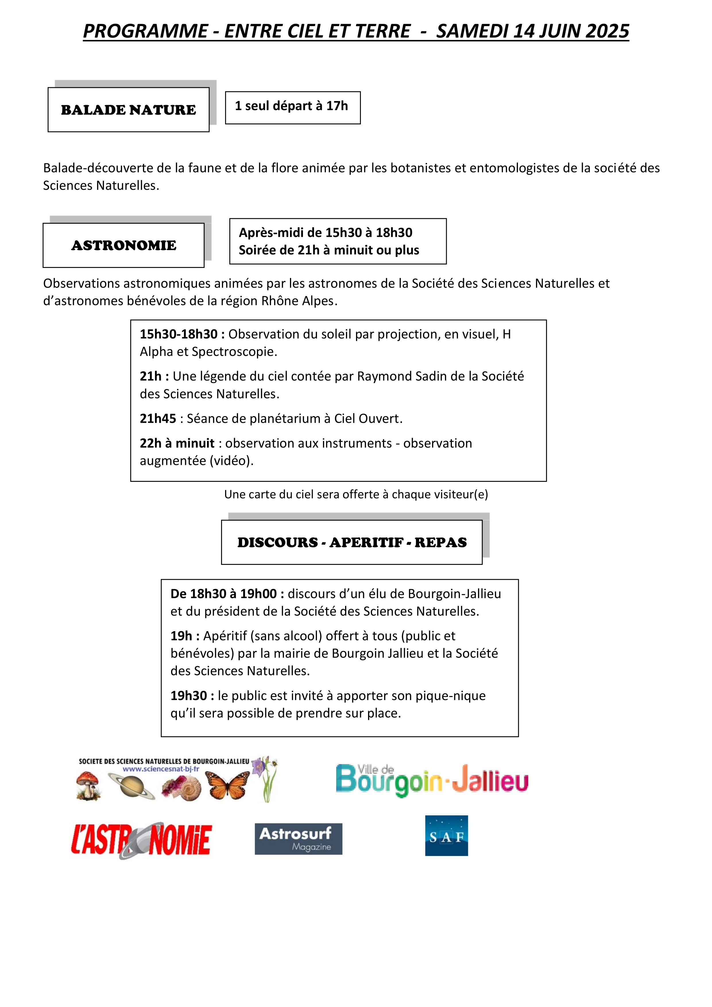 PROGRAMME 2025